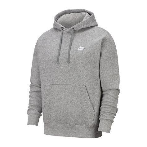 nike club kapuzensweatshirt herren grau meliert|Kapuzensweatshirt CLUB FLEECE PULLOVER HOODIE .